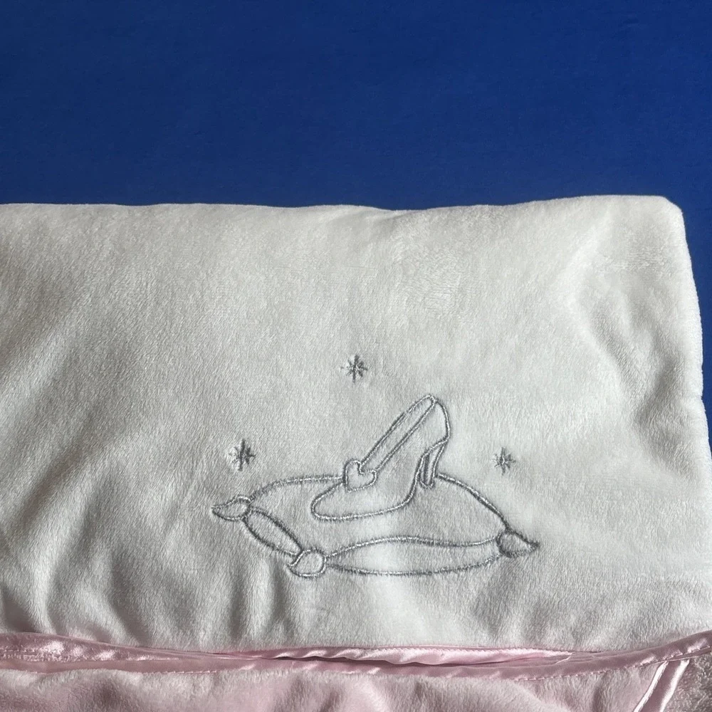 Disney Baby CINDERELLA PRINCESS Bath Terry Cloth Towels Set Of 2 Pink/white
